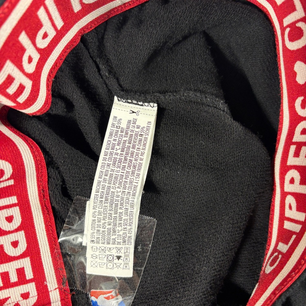 NBA Los Angeles Clippers Jogger Sweatpants  Black Fleece Cuffed Logo Medium - Picture 6 of 6